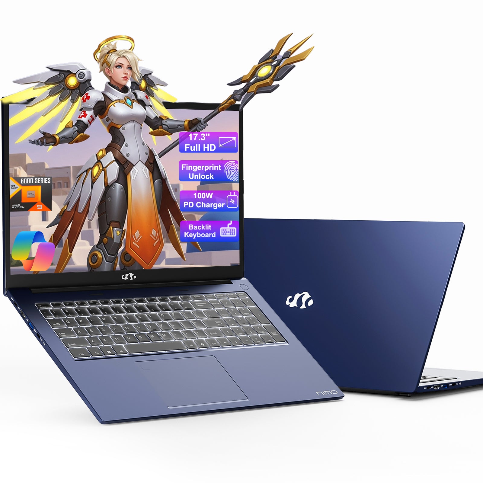 NIMO N178 laptop angle view